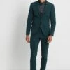 Lindbergh Plain Mens Suit - Kostuum - Dark Green