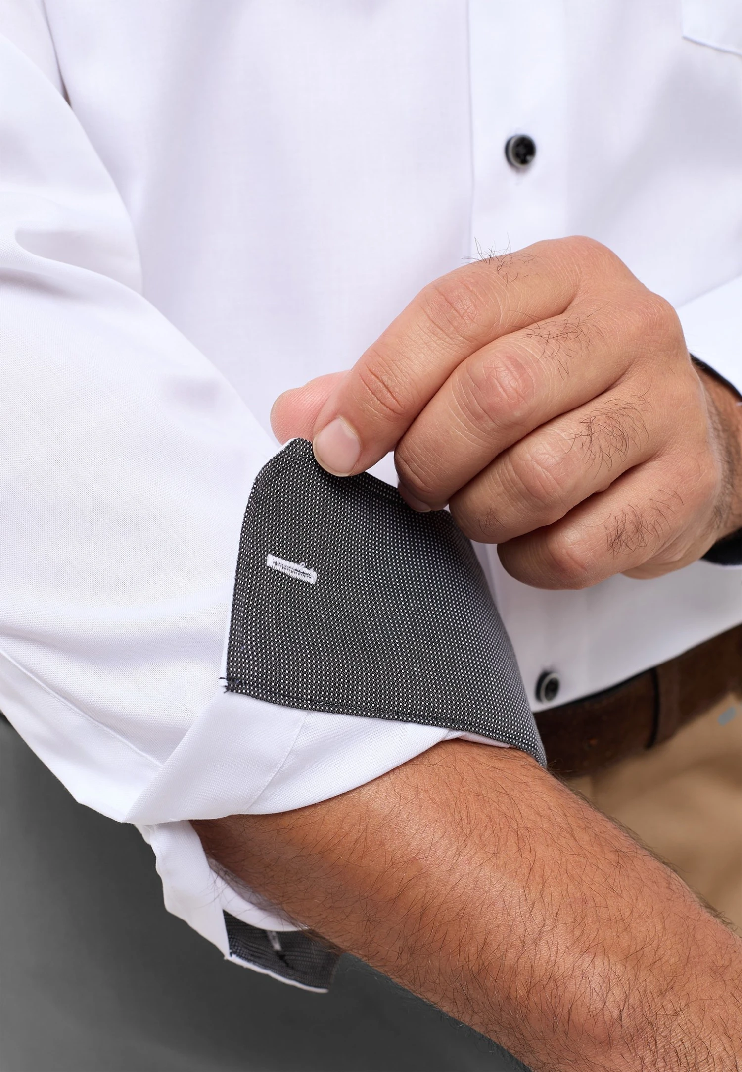 Eterna Pinpoint Modern Fit - Overhemd - Weiß 3 Eterna Pinpoint Modern Fit - Overhemd - Weiß - Afbeelding 3