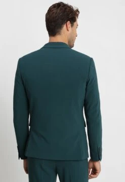 Lindbergh Plain Mens Suit - Kostuum - Dark Green -Herenmode 6a174bd88ece466d9435f9f69d15da1b