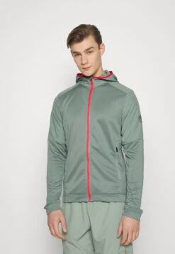 UMBRO Pro Training Hybrid Hoodie - Trainingsvest - Chinois Green/Geranium