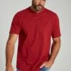 JP1880 Grosse Grössen Bis - T-Shirt Basic - Burgunderrot