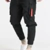 Siksilk Essential Flight Cargo - Cargobroek - Black