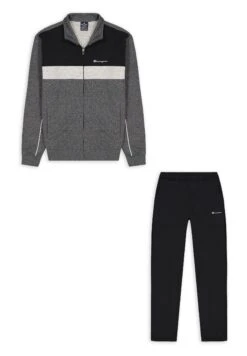 Champion Full Zip- Trainingspak - Grey 7 Champion Full Zip- Trainingspak - Grey -Herenmode 6ed548d200b64f45bc49517ae173b88c