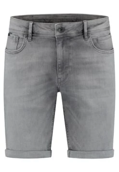 Jeansshort - Denim Mid Grey -Herenmode 70798f88419c4d43a624c7cd57653e68