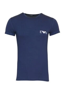 Emporio Armani 2 Pack- Pyjamashirt - Blau -Herenmode 717ba89b03894ab2bda1249a35cecc07