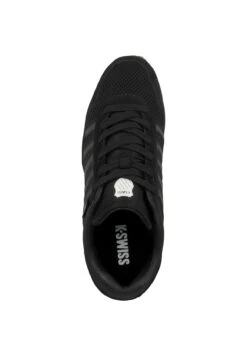 K-Swiss Granada- Sneakers Laag - Black-White-Gum -Herenmode 72d03372343b4150beacb109f603341a