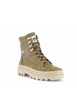 Palladium Pallatrooper Tactical- Enkellaarsjes Met Plateauzool - Olive -Herenmode 7412864f751146a6943dd3436d8962d4