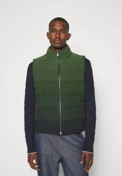 Vest - Bodywarmer - Degrade Green/Black 9 Vest - Bodywarmer - Degrade Green/Black -Herenmode 752a5b8f86d5452a926a314708b71298