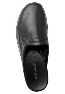 Rohde 1558 - Pantoffels - Schwarz -Herenmode 782415d708b944e1a344ad5d33cf981c