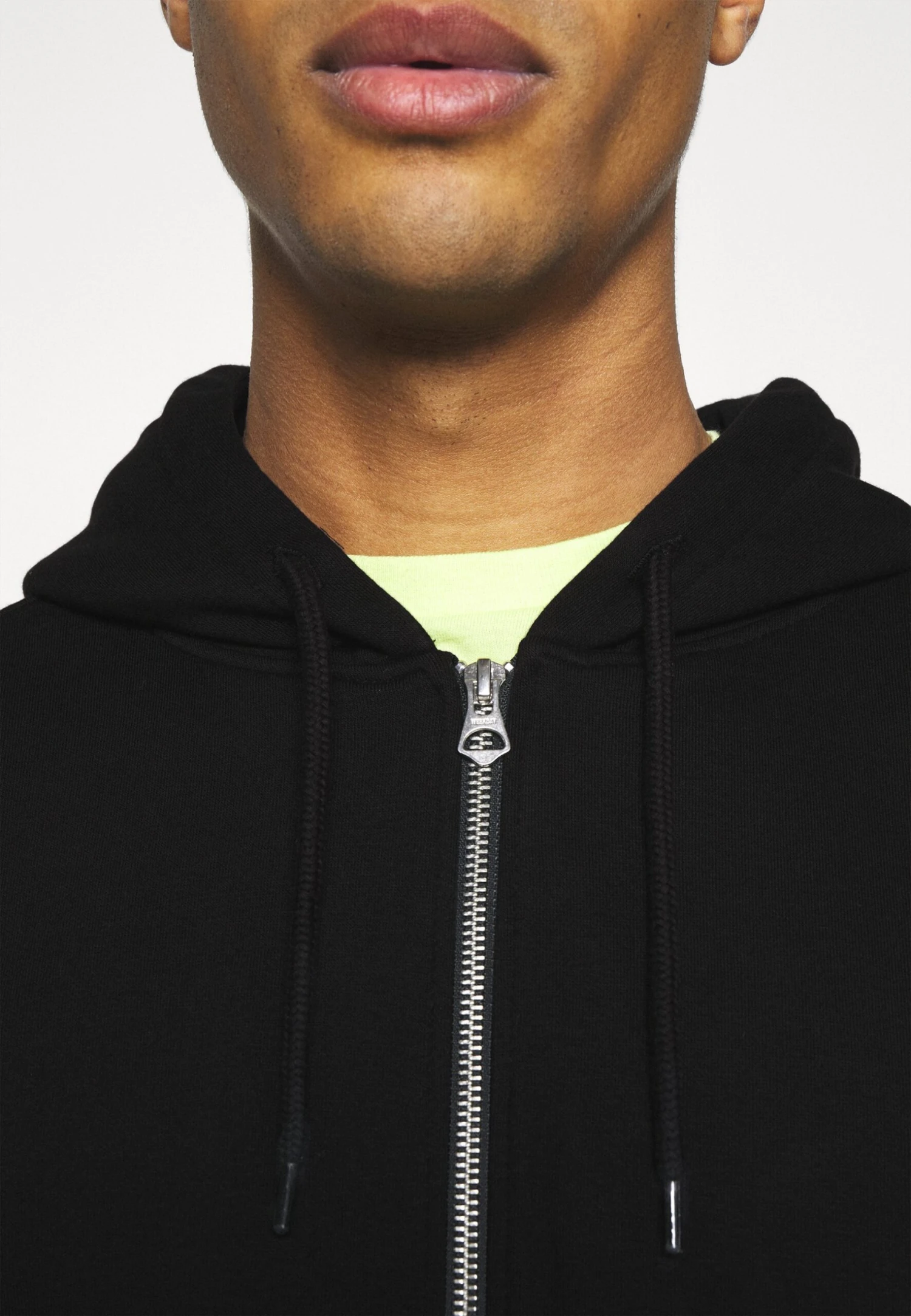 WEEKDAY Standard Zip Hoodie - Sweater Met Rits - Black 5 WEEKDAY Standard Zip Hoodie - Sweater Met Rits - Black - Afbeelding 5