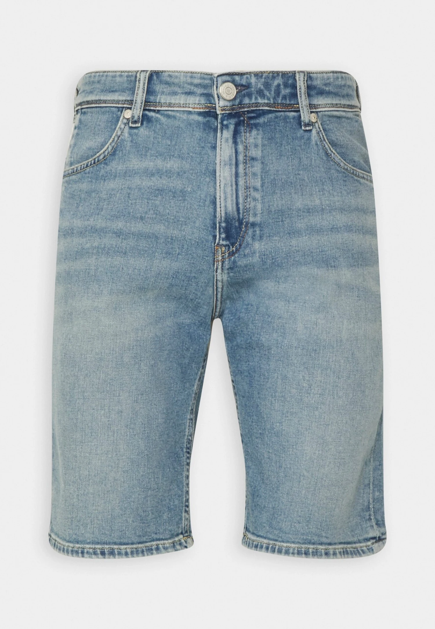 Marc O'Polo DENIM 5-Pocket Low Crotch Zip Fly - Jeansshort - Light Blue Worn 4 Marc O'Polo DENIM 5-Pocket Low Crotch Zip Fly - Jeansshort - Light Blue Worn - Afbeelding 4