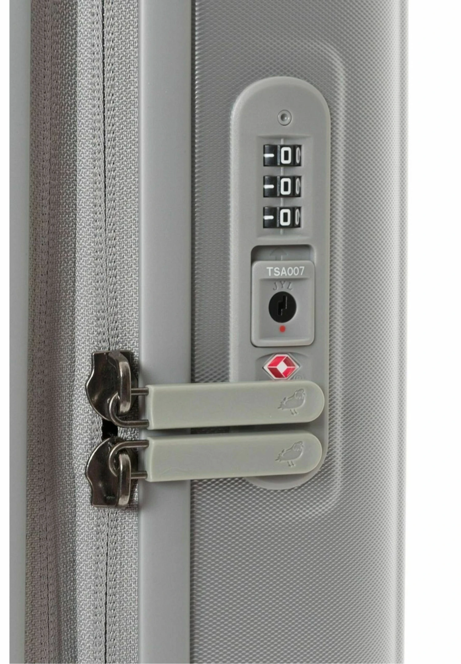 Mandarina Duck Logo Expandable Cabin Trolley - Reistas - Silver 5 Mandarina Duck Logo Expandable Cabin Trolley - Reistas - Silver - Afbeelding 5