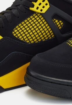 Air Jordan 4 Retro - Sneakers Hoog - Black/White/Tour Yellow -Herenmode 7cf0fca1f40842f78c930a26c652d7d6