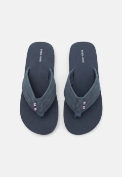 Pier One Teensandalen - Dark Blue -Herenmode 7d7bc7edddf841f2a37a73ab85593ed3