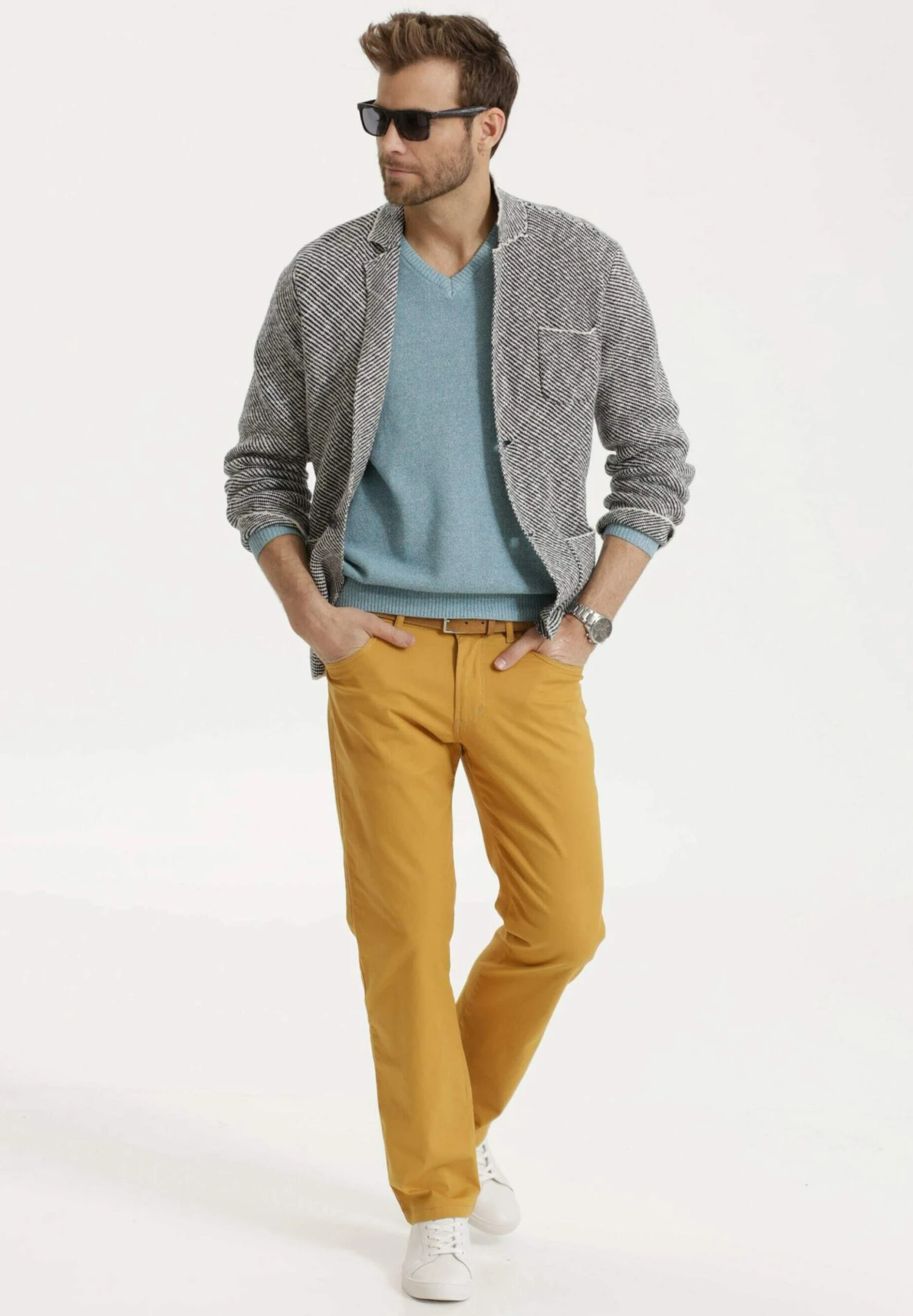 Broek - Senfgelb 2 Broek - Senfgelb - Afbeelding 2