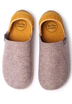 Toni Pons Nepal - Pantoffels - Taupe -Herenmode 840fa6454765401dac9a66458e7958ca