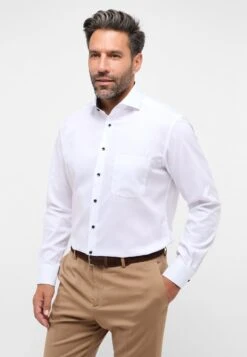 Eterna Pinpoint Modern Fit - Overhemd - Weiß