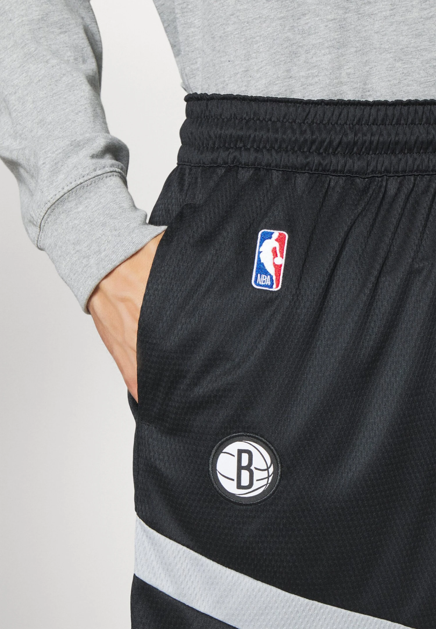 Nike Performance Nba Brooklyn Nets Icon - Korte Broeken - Black/Silver 5 Nike Performance Nba Brooklyn Nets Icon - Korte Broeken - Black/Silver - Afbeelding 5