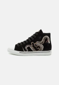 Roberto Cavalli Siry Rigo- Sneakers Hoog - Black/White