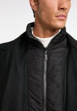 Dreimaster Übergangs Nascita - Halflange Jas - Schwarz -Herenmode 8f91ff001315435aab66a34c85427b30