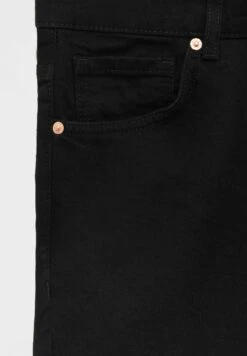 PULL & BEAR Basic Standard- Straight Leg Jeans - Black -Herenmode 8ff83cfbd85a4f92a724da97ee775b7e
