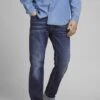 Jack & Jones Jos Noos - Straight Leg Jeans - Blue Denim