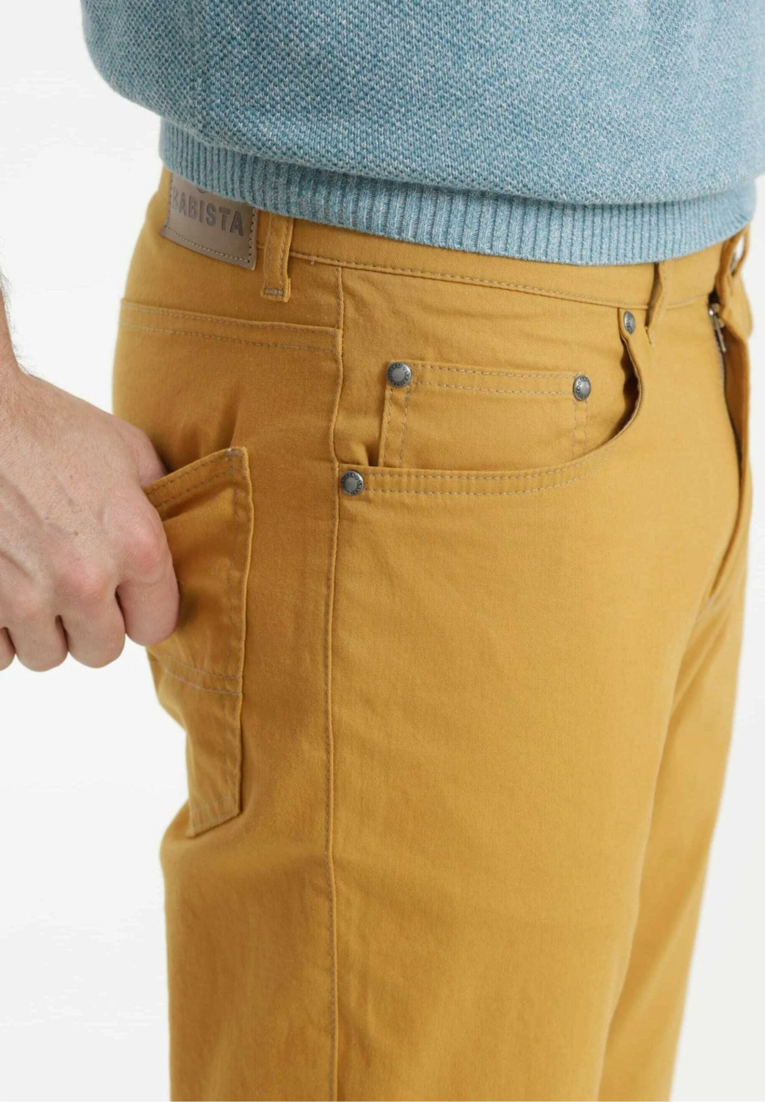 Broek - Senfgelb 4 Broek - Senfgelb - Afbeelding 4