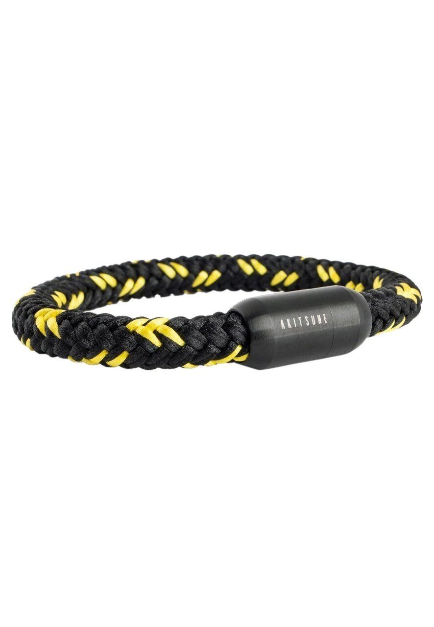 Portus Segeltau - Armband - Black Black Yellow 2 Portus Segeltau - Armband - Black Black Yellow - Afbeelding 2