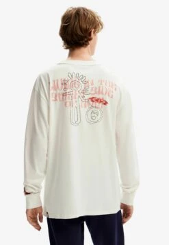 Desigual Arty Messages - Longsleeve - Beige