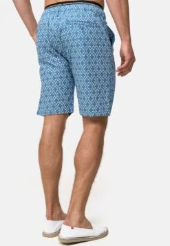 Indicode Jeans Apostolis - Shorts - Copen Blue -Herenmode 9347f1274f2a4b16a3a3c60ef23abb7e