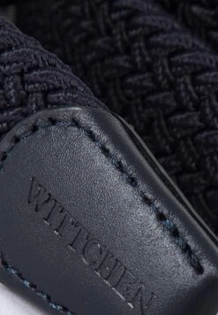 Gevlochten Riem - Dark Blue -Herenmode 95fae6080d8d4b2b9d61e1df56e35f5e