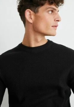 Trui - Black -Herenmode 96f260f84d2746f286ba8b653cd47cf6