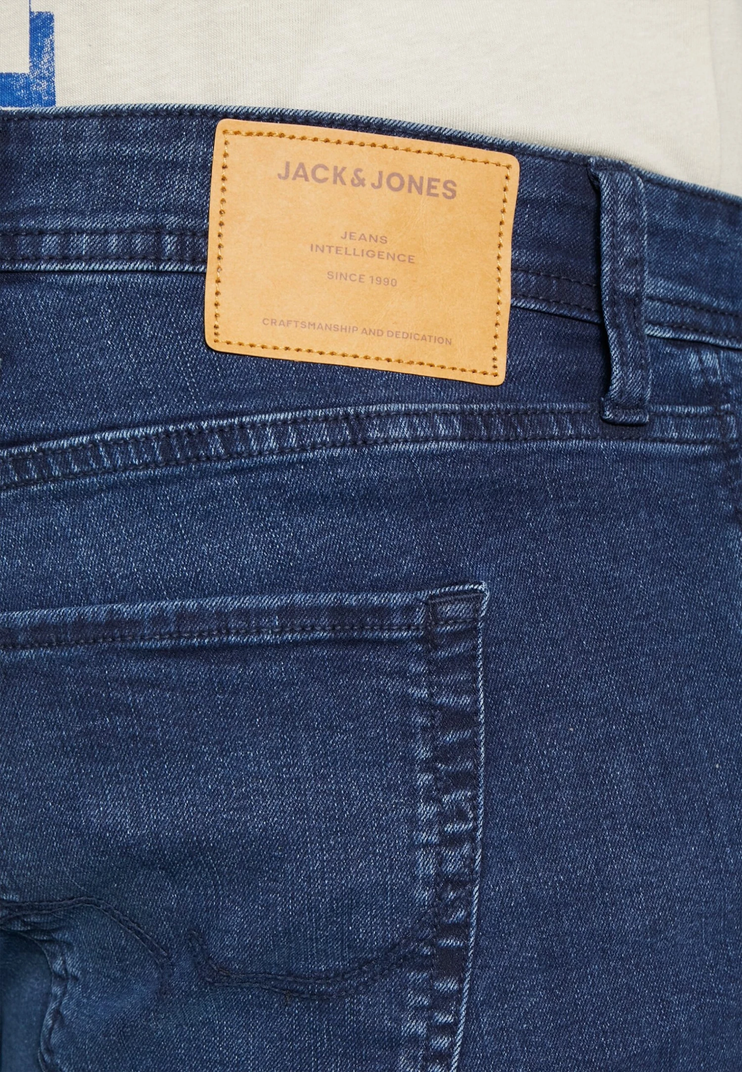 Jack & Jones Jjimike Jjoriginal Sq 350 Pls - Straight Leg Jeans - Blue Denim 5 Jack & Jones Jjimike Jjoriginal Sq 350 Pls - Straight Leg Jeans - Blue Denim - Afbeelding 5