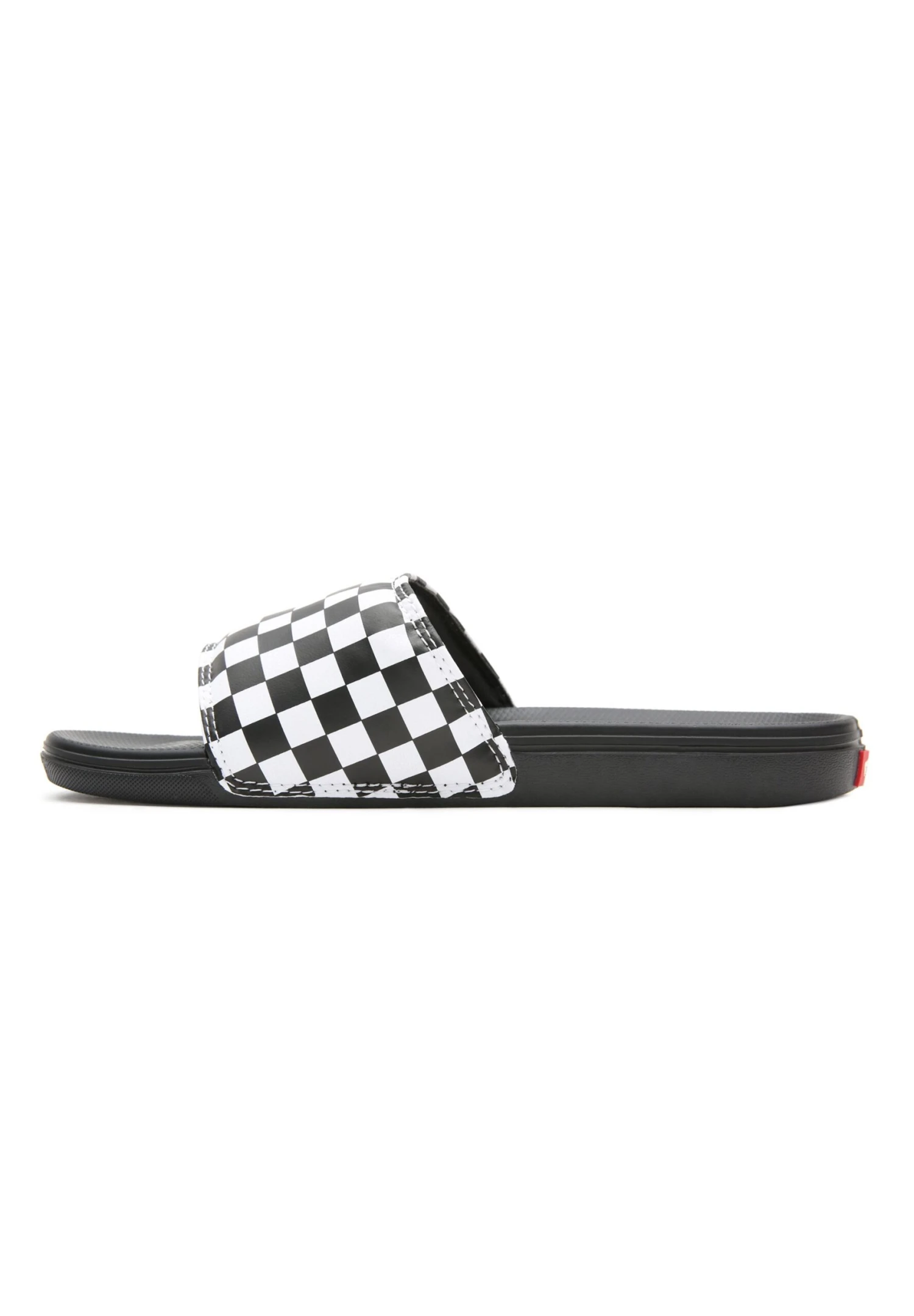 Vans La Costa Slide-On Unisex - Badslippers - (Checkerboard) True White/Black 2 Vans La Costa Slide-On Unisex - Badslippers - (Checkerboard) True White/Black - Afbeelding 2