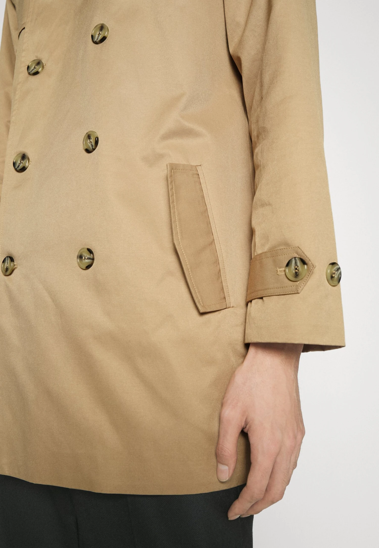 Bruuns Bazaar Autre Matti Trenchcoat - Trenchcoat - Dune 4 Bruuns Bazaar Autre Matti Trenchcoat - Trenchcoat - Dune - Afbeelding 4