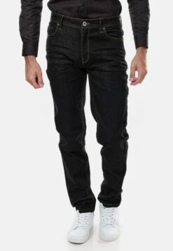 Straight Leg Jeans - Noir Ébène