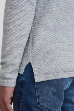 Gabba Lamp O Neck- Trui - Light Grey Melange -Herenmode 9e482f45813a404b95bd9c793ad360cf