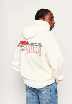 Oversize Zip College Mix Unisex - Sweater Met Rits - Egret -Herenmode 9eac981e9100458d8691e4c9e11c8089