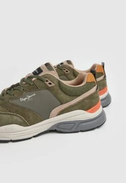 Pepe Jeans Dave Sider M - Sneakers Laag - Khaki Green -Herenmode a2d7c4dae9be41ea952ab5fe79fe6439