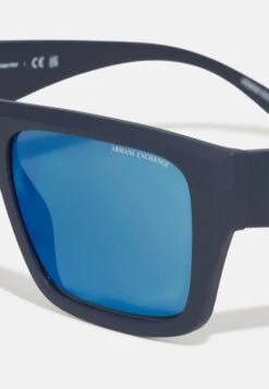 Armani Exchange Zonnebril - Matte Blue/Dark Blue Mirror Blue -Herenmode a411695cccd84dd0a2729453fe6fd36c