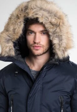 Driverik - Parka - Navy -Herenmode ab2152fbd6d74ac6a70701c1d939178f