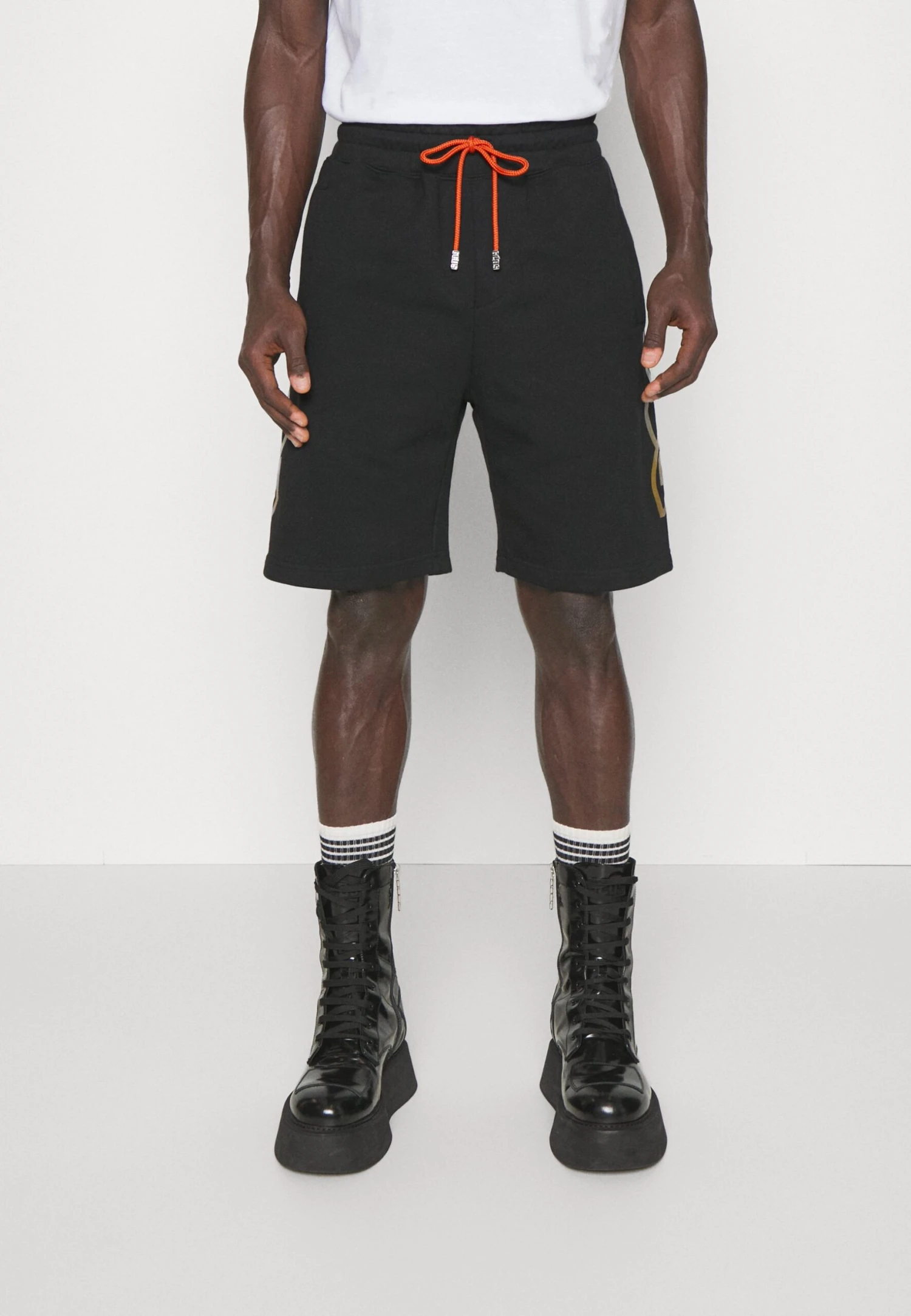 GCDS Reflective Logo Bermuda - Trainingsbroek - Black 3 GCDS Reflective Logo Bermuda - Trainingsbroek - Black - Afbeelding 3