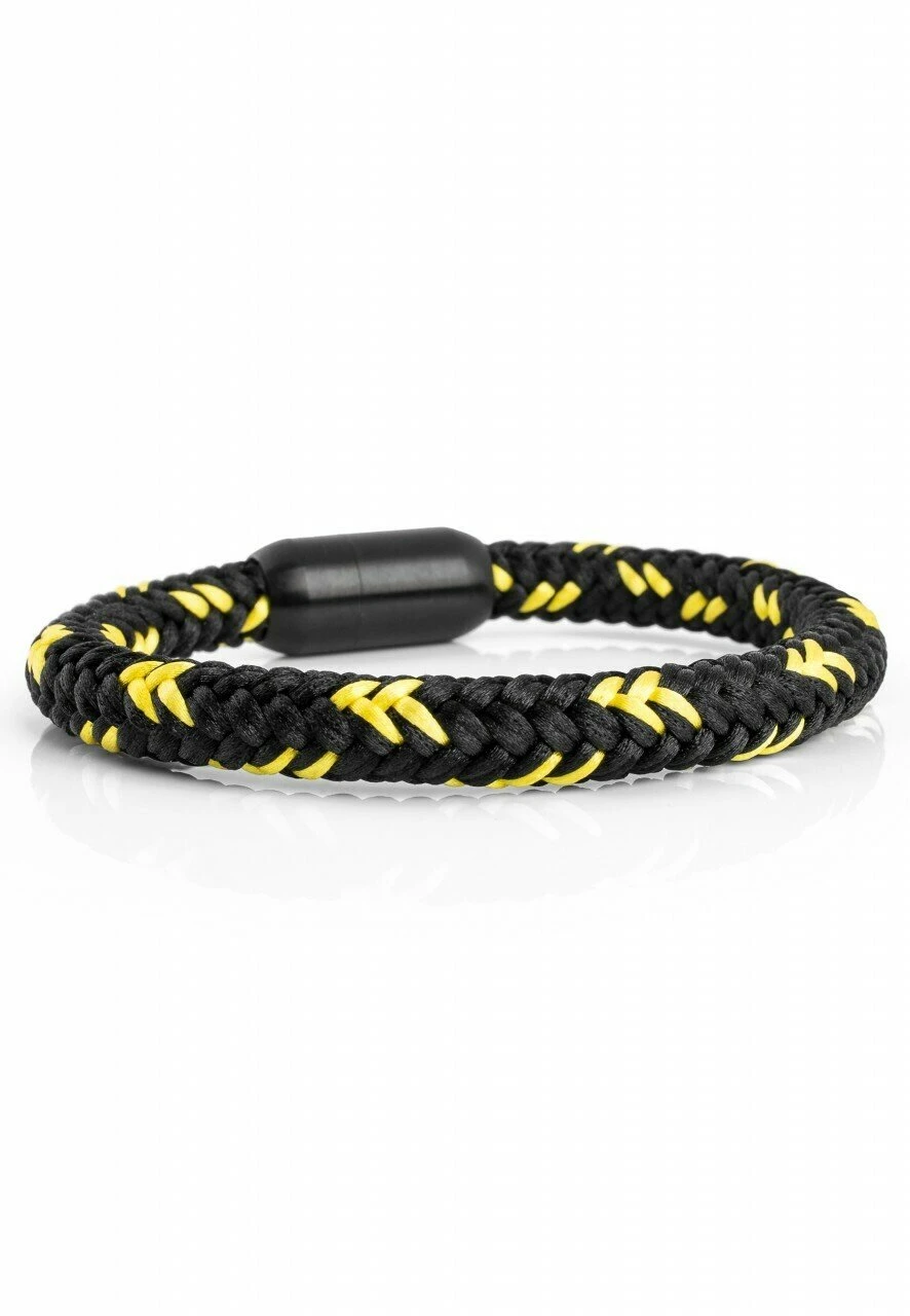 Portus Segeltau - Armband - Black Black Yellow 3 Portus Segeltau - Armband - Black Black Yellow - Afbeelding 3
