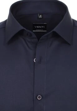 Venti Modern Fit - Zakelijk Overhemd - Dark Blue -Herenmode b4866abfd27248f091524006fe5f42e4