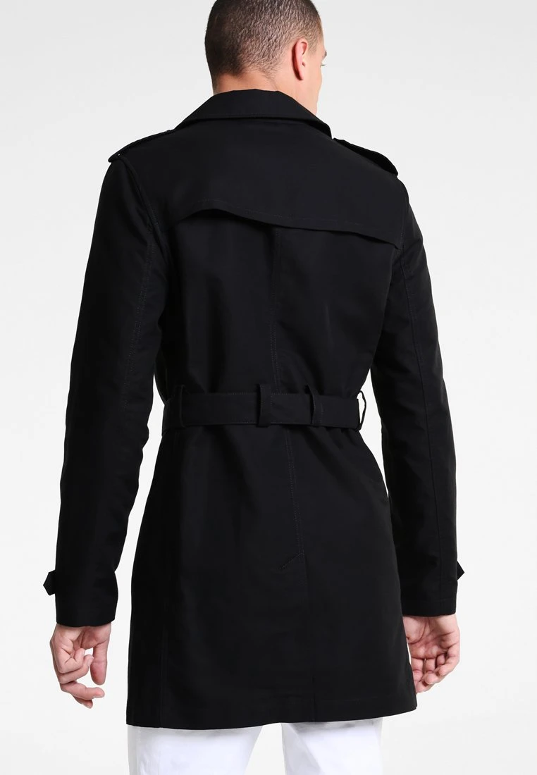 Pier One Trenchcoat - Black 3 Pier One Trenchcoat - Black - Afbeelding 3