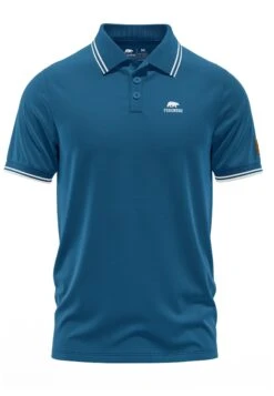 Poloshirt - Petrol Schwarz