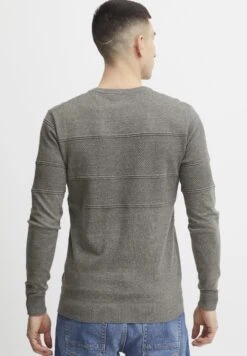 Pryannis Fein O-Neck - Trui - Gray Melange -Herenmode b72a115491ec42e2b7c9b76f5ff033d7