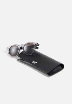 Mont Blanc Unisex - Zonnebril - Black/Grey 8 Mont Blanc Unisex - Zonnebril - Black/Grey -Herenmode b81a64db01654ce0b36a3403413ecab4