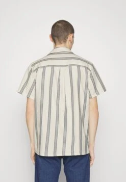 Les Deux Lawson Stripe Shirt - Overhemd - Ivory/India Ink -Herenmode b9bb1da8b0bb44dd930e501068819b37