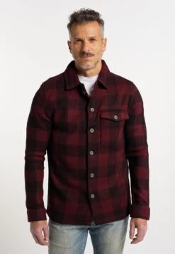 Dreimaster Tuxe - Overhemd - Dunkelrot